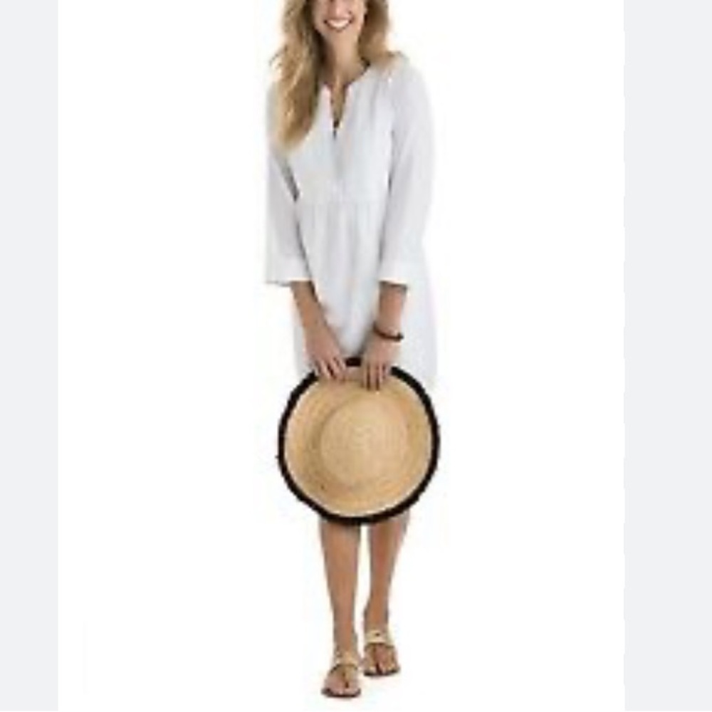 Vineyard Vines Contrast Brim Straw Hat